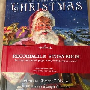 Hallmark Recordable Storybook - Red and White Cover